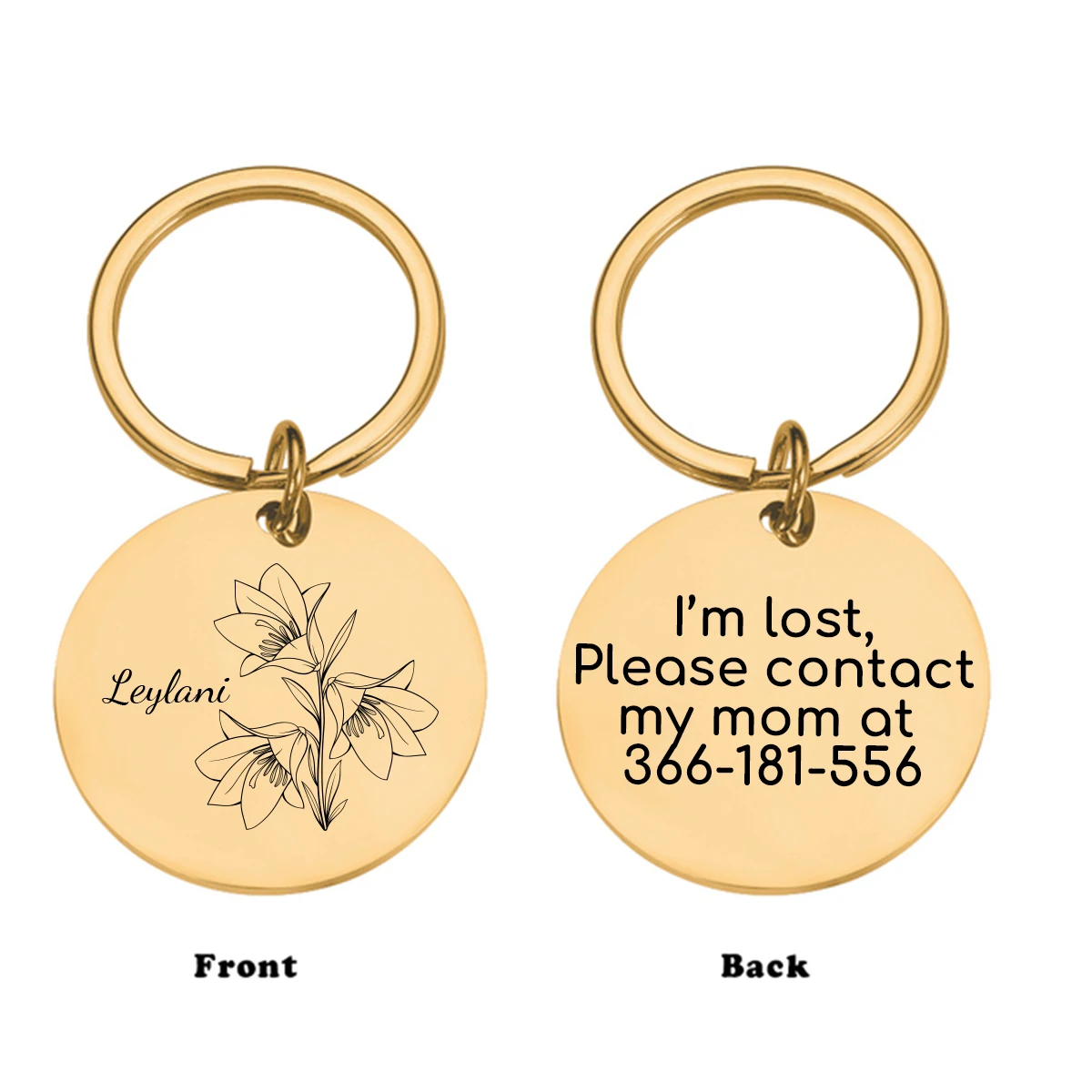 1 pc nice flower Customized Name Laser Engraving Pet Nameplate Personalized Pet ID Tag For Kitten
1 pc nice flower Customized Name Laser Engraving Pet Nameplate Personalized Pet ID Tag For Kitten