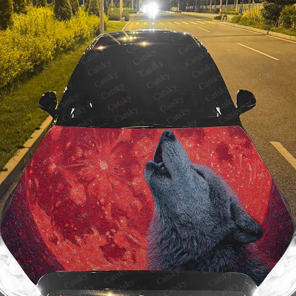 Intense Red Moon Wolf Car Hood Stickers - Self-Adhesive, Waterproof and Durable Vinyl Wrap, Decorate And Protect Your Car - The
Intense Red Moon Wolf Car Hood Stickers - Self-Adhesive, Waterproof and Durable Vinyl Wrap, Decorate And Protect Your Car - The
