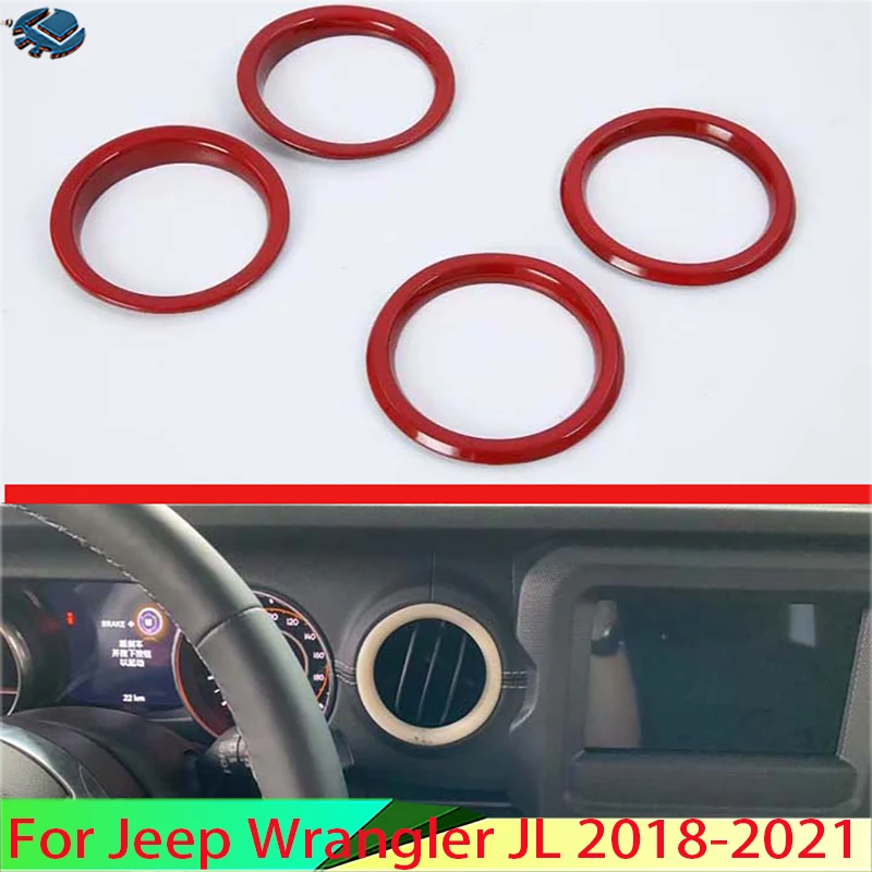 Для Jeep Wrangler JL 2018 2019, красная крышка выхлопного отверстия, четыре круга, накладка на край, декоративная акцентная молдинга
Для Jeep Wrangler JL 2018 2019, красная крышка выхлопного отверстия, четыре круга, накладка на край, декоративная акцентная молдинга