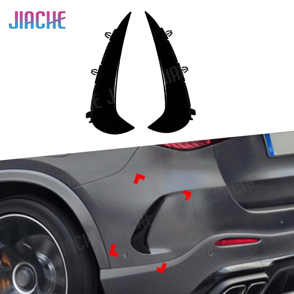 ABS Car Rear Bumper Vent Spoiler Splitter Canard Trim Decor For Mercedes Benz GLC Class X254 GLC 260 300 GLC63 AMG 2023+
ABS Car Rear Bumper Vent Spoiler Splitter Canard Trim Decor For Mercedes Benz GLC Class X254 GLC 260 300 GLC63 AMG 2023+