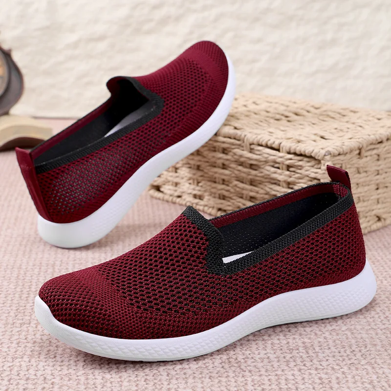 2025 New Women Spring New Versatile Soft Soled Shoe One Step Single Shoe Women's Mesh Shoes Breathable Platform Sneakers
2025 New Women Spring New Versatile Soft Soled Shoe One Step Single Shoe Women's Mesh Shoes Breathable Platform Sneakers