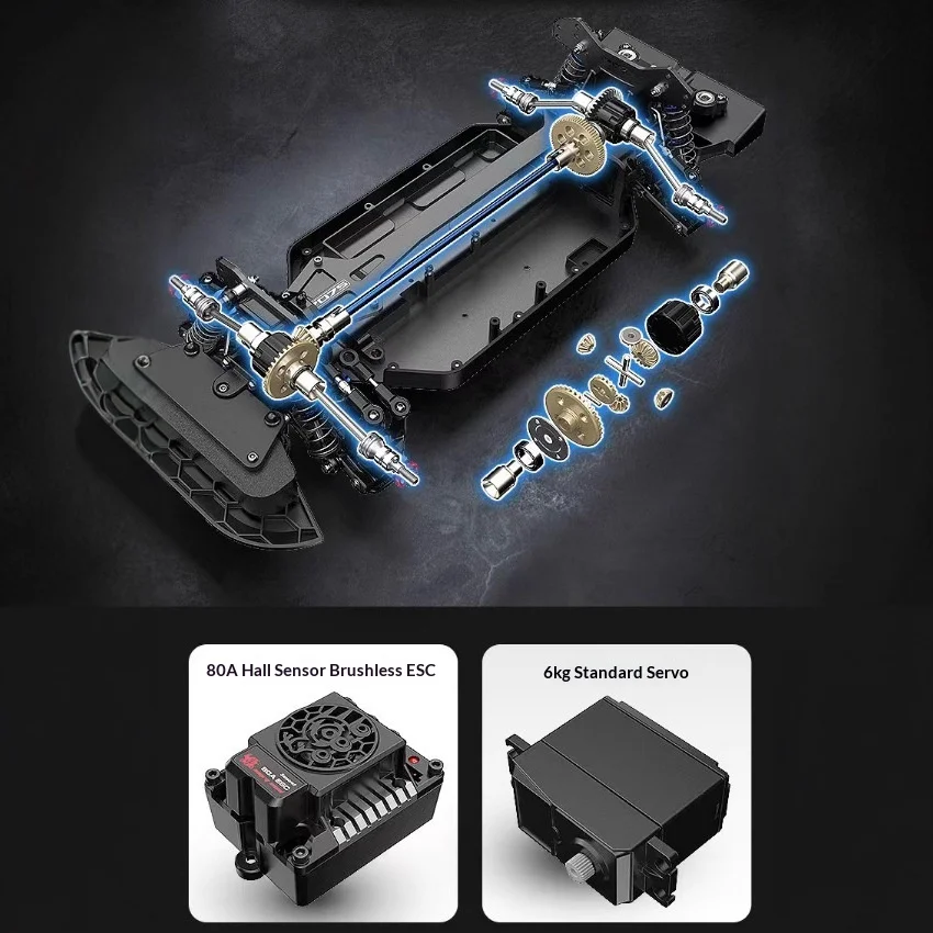 Meijiaxin 1/10 Scale Brushless RC Rally Car HYPERR GO High-Speed Drift Remote Control Car 10303-10304
Meijiaxin 1/10 Scale Brushless RC Rally Car HYPERR GO High-Speed Drift Remote Control Car 10303-10304