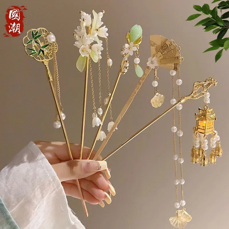 2025 Chinese Style Tassel Hair Stick for Women Hair Clip Pins Flower Handmade Hairpins Charm Headwear Jewelry Hair Accessories
2025 Chinese Style Tassel Hair Stick for Women Hair Clip Pins Flower Handmade Hairpins Charm Headwear Jewelry Hair Accessories