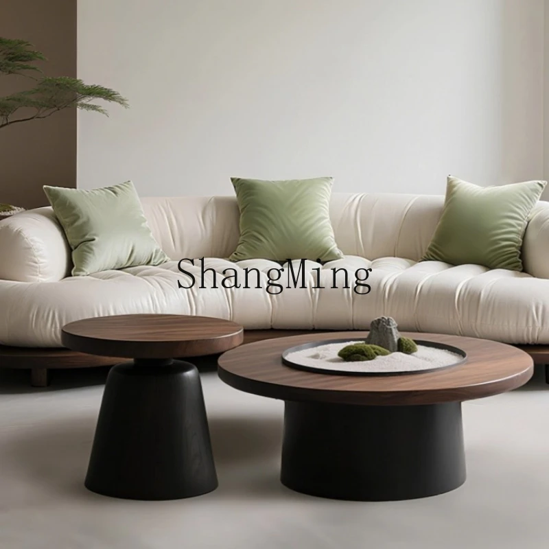 ZYY round coffee table living room home light luxury high sense medieval wabi sabi wind side table small table
ZYY round coffee table living room home light luxury high sense medieval wabi sabi wind side table small table