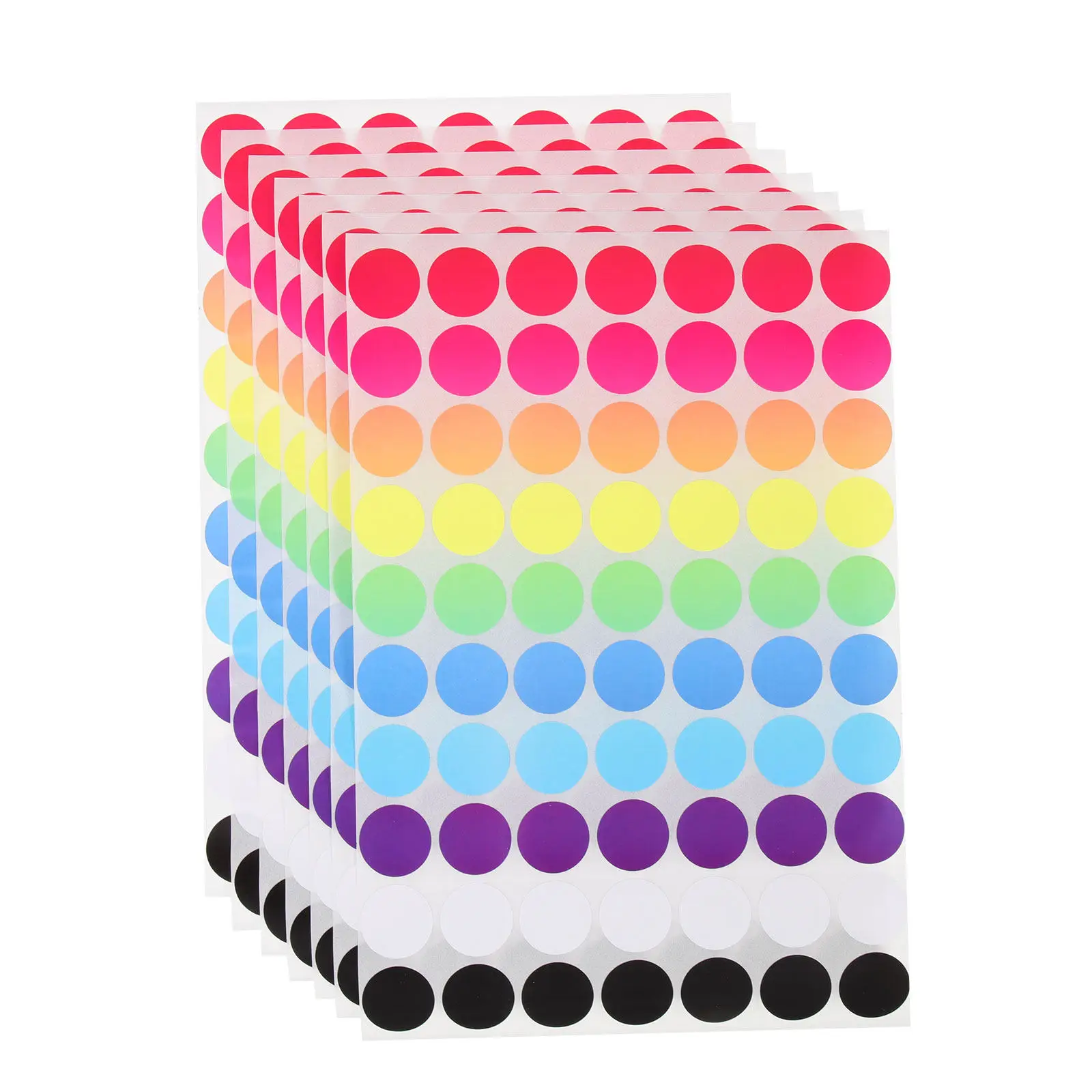 20 Sheets Colored Dot Stickers Self-Adhesive Colorful Circle Labels for Classifying Home Office Supplies Bedroom Organization
20 Sheets Colored Dot Stickers Self-Adhesive Colorful Circle Labels for Classifying Home Office Supplies Bedroom Organization