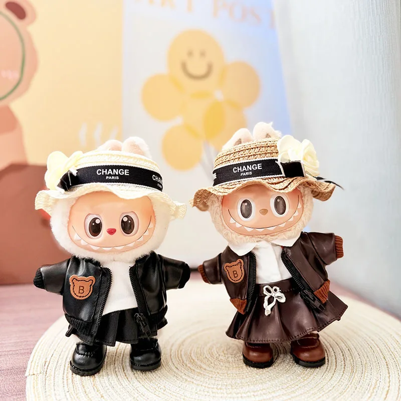 Only Clothing17cm Labubu Doll Clothes, LABUBU Blind Box Sitting Party 1st, 2nd and 3rd Generation Cool and Sweet Leather Outfit
Only Clothing17cm Labubu Doll Clothes, LABUBU Blind Box Sitting Party 1st, 2nd and 3rd Generation Cool and Sweet Leather Outfit