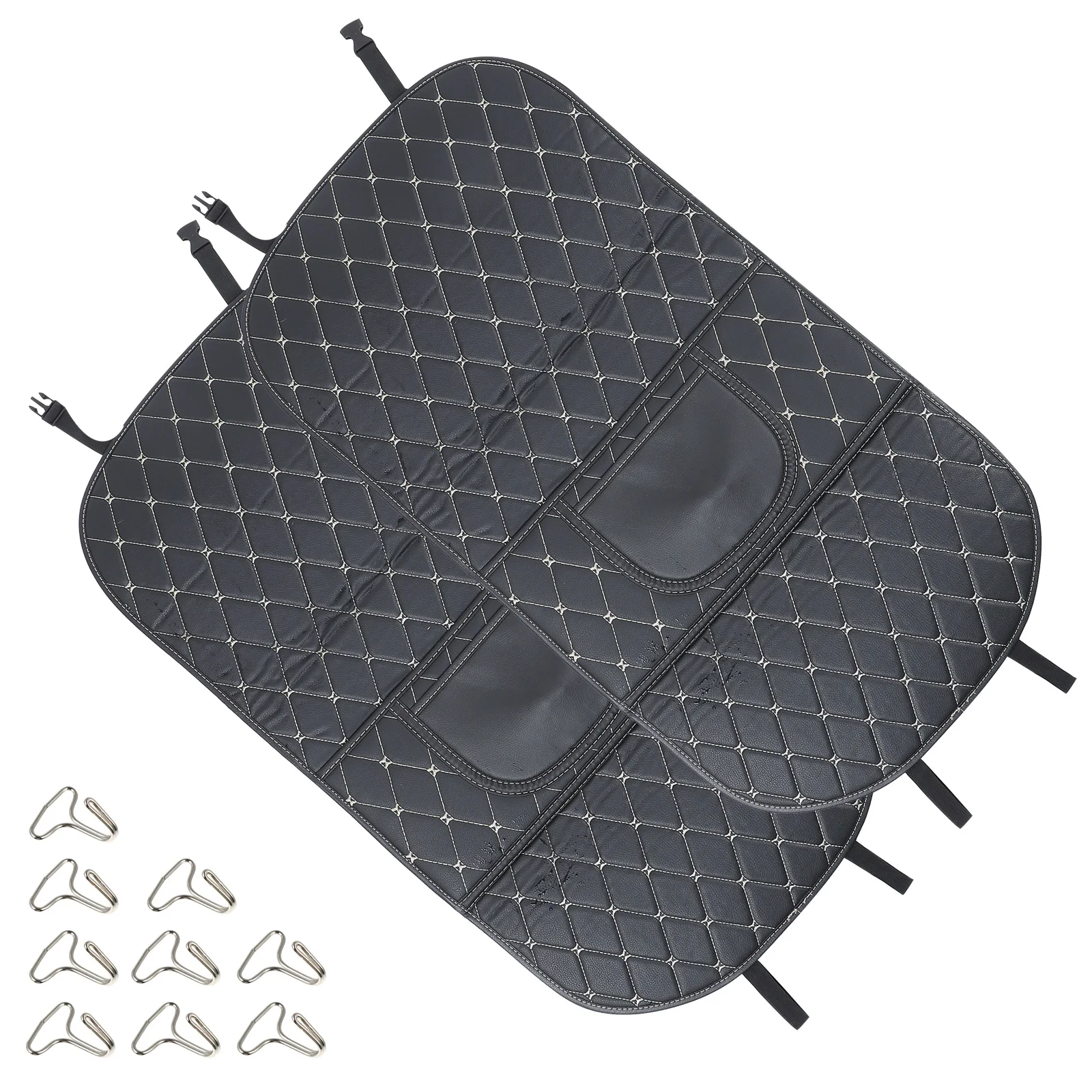 2pcs Car Seat Kick Mat PU Cover Anti dirty Large Size Storage Gadgets Practical Design Back Protector Seat Cover
2pcs Car Seat Kick Mat PU Cover Anti dirty Large Size Storage Gadgets Practical Design Back Protector Seat Cover