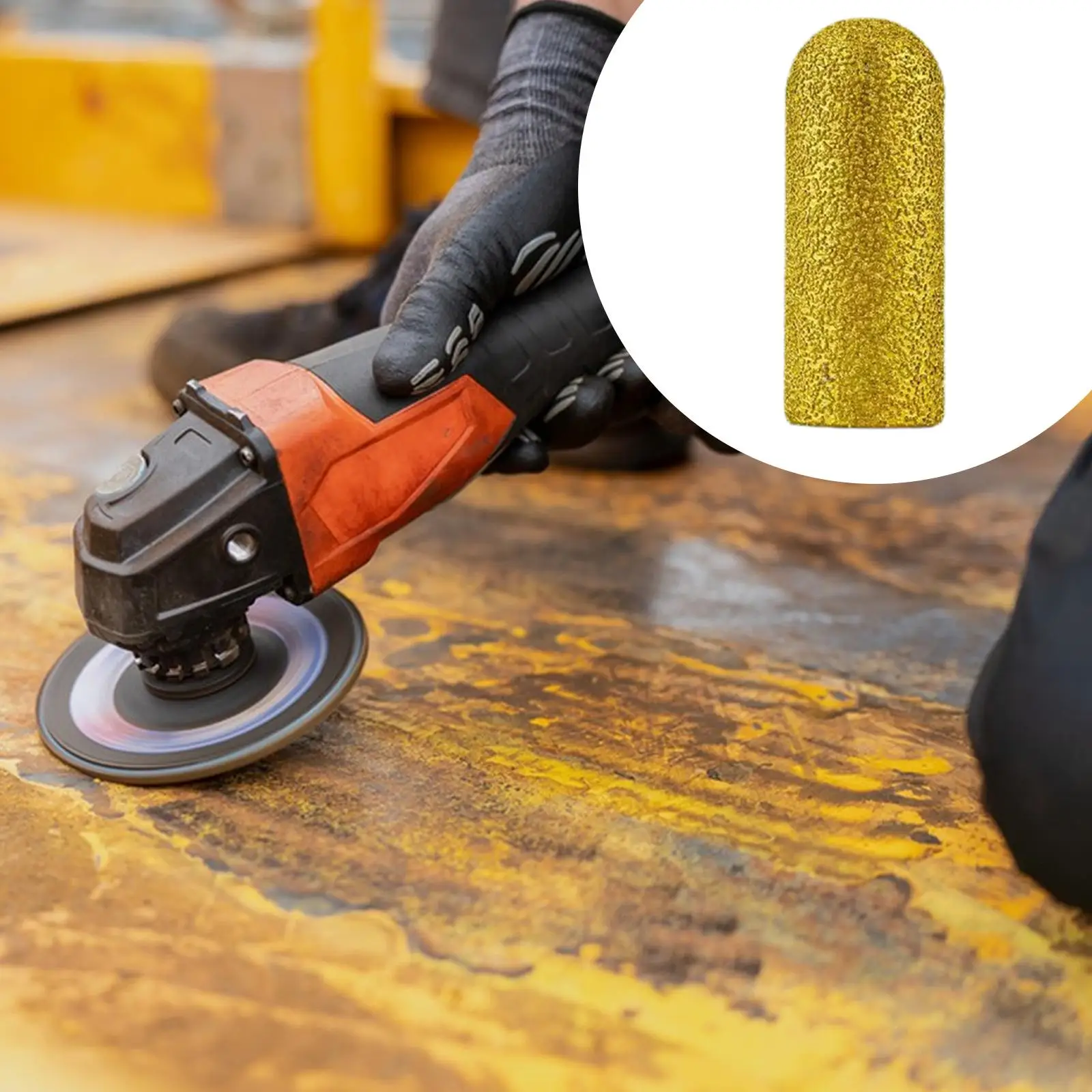 Diamond Finger Milling Bit Round Head Abrasive Trimming Tool for Enlarging Holes in Stone Tile and Ceramics 20mm
Diamond Finger Milling Bit Round Head Abrasive Trimming Tool for Enlarging Holes in Stone Tile and Ceramics 20mm