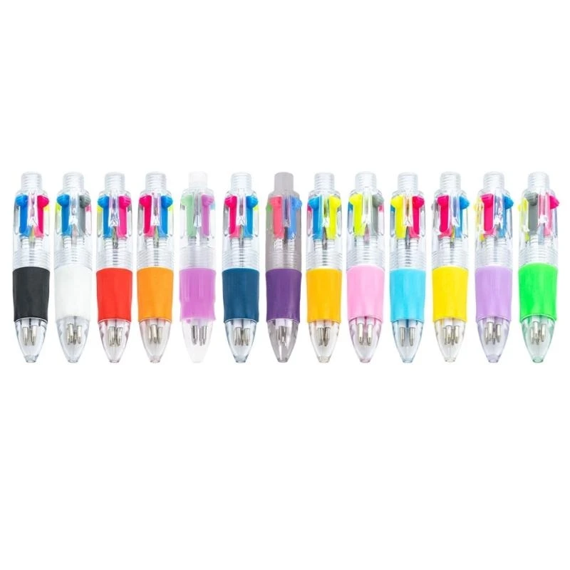 10pcs Multicolor Pen 4 Colors Retractable Ballpoint Pen Small Writing Pen
10pcs Multicolor Pen 4 Colors Retractable Ballpoint Pen Small Writing Pen