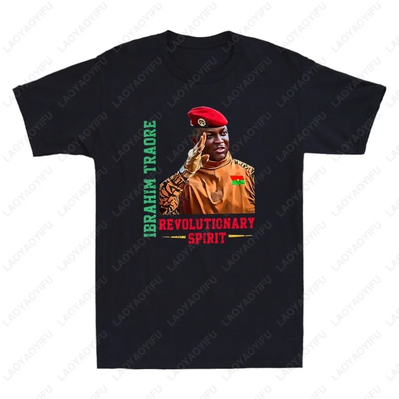 Burkina Faso Ibrahim Traoré Sankara African President Men Women TShirt Summer Fashion Regular Short Sleeve Cotton unisex Tees
Burkina Faso Ibrahim Traoré Sankara African President Men Women TShirt Summer Fashion Regular Short Sleeve Cotton unisex Tees