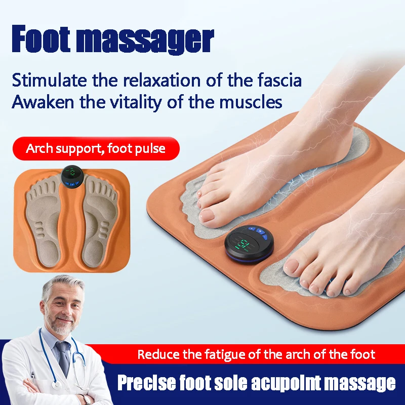 3D foldable electric massage pad, foot muscle stimulator, electric EMS foot massager, foldable acupoint massage pad, blood circu
3D foldable electric massage pad, foot muscle stimulator, electric EMS foot massager, foldable acupoint massage pad, blood circu