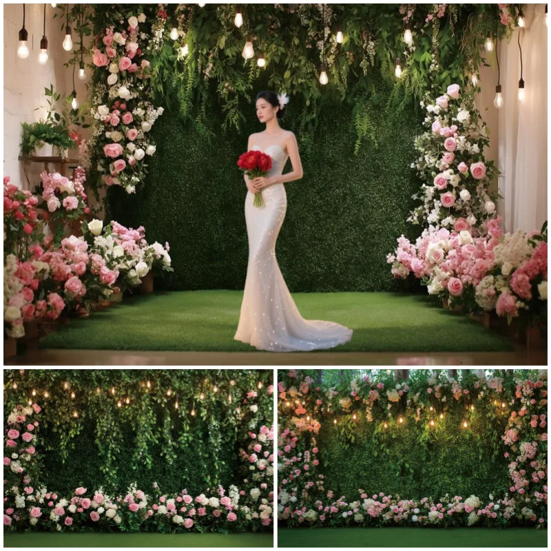 Wedding Scene Flowers Photography Backdrop Blossom Wall Green Grassland Bridal Shower Party Decor Background Photo Studio Props
Wedding Scene Flowers Photography Backdrop Blossom Wall Green Grassland Bridal Shower Party Decor Background Photo Studio Props