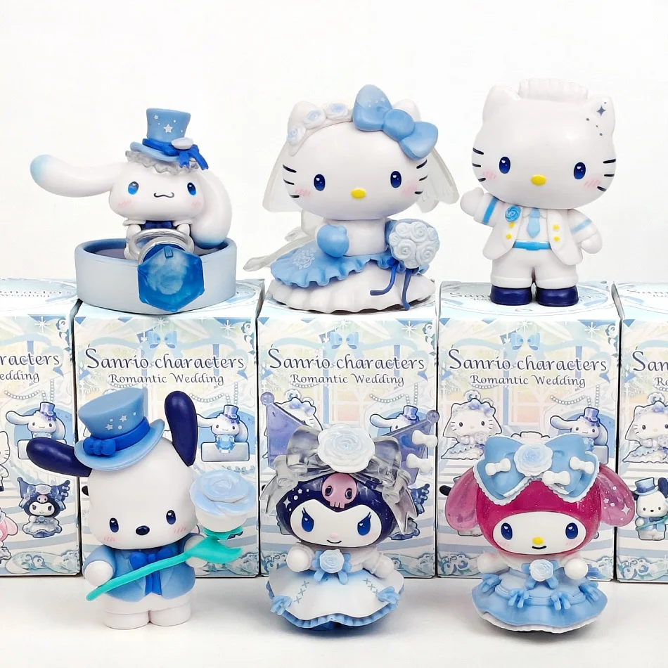 Sanrio Characters Romantic Wedding Blind Box Figure Kuromi My Melody Cinnamoroll Hello Kitty PVC Collectible Model Toy Gift
Sanrio Characters Romantic Wedding Blind Box Figure Kuromi My Melody Cinnamoroll Hello Kitty PVC Collectible Model Toy Gift 