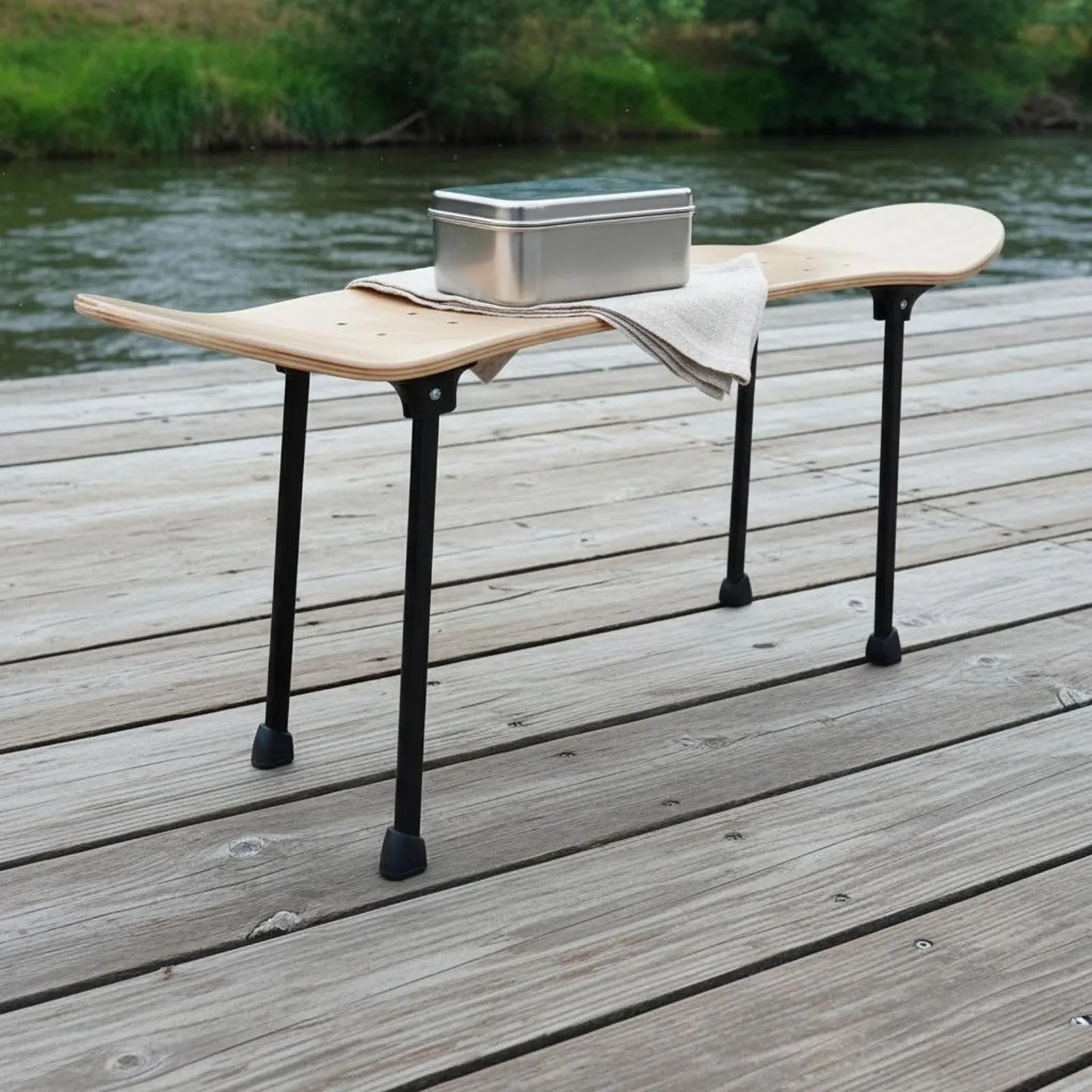 Lightweight Folding Outdoor Table Foldable Portable Camping Table Folding Deck Bench Space-Saving Storage Easy Assembly
Lightweight Folding Outdoor Table Foldable Portable Camping Table Folding Deck Bench Space-Saving Storage Easy Assembly