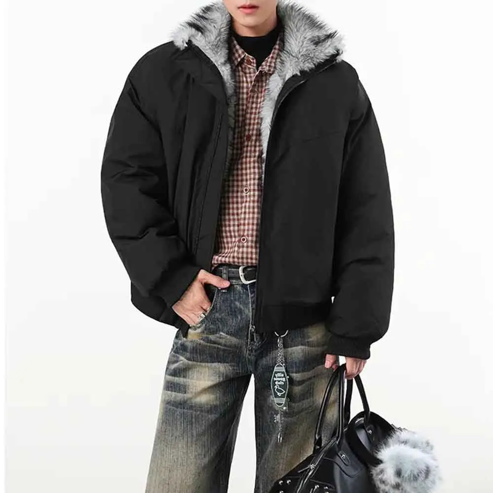 2025 Winter Men's Solid Color Cotton Long-Sleeved Jacket American Retro Fashion Trendy High Street Loose Casual Niche Men's Top
2025 Winter Men's Solid Color Cotton Long-Sleeved Jacket American Retro Fashion Trendy High Street Loose Casual Niche Men's Top