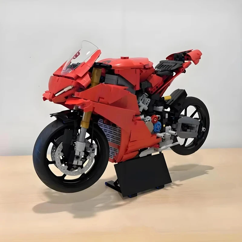 1603PCS Technic Motorcycle Model, Adult Collectible Ornament Gift42107 Ducati Panigale V4 R Building Blocks,
1603PCS Technic Motorcycle Model, Adult Collectible Ornament Gift42107 Ducati Panigale V4 R Building Blocks,
