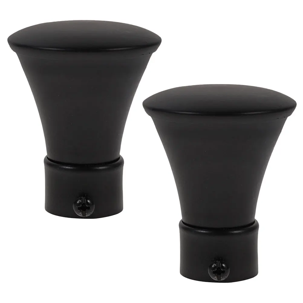 2pcs Rod Finials Ends 22mm Curtain Rod Finials Black Diameter Iron Black Horn Shape Easy Install Home Decor Accessories
2pcs Rod Finials Ends 22mm Curtain Rod Finials Black Diameter Iron Black Horn Shape Easy Install Home Decor Accessories