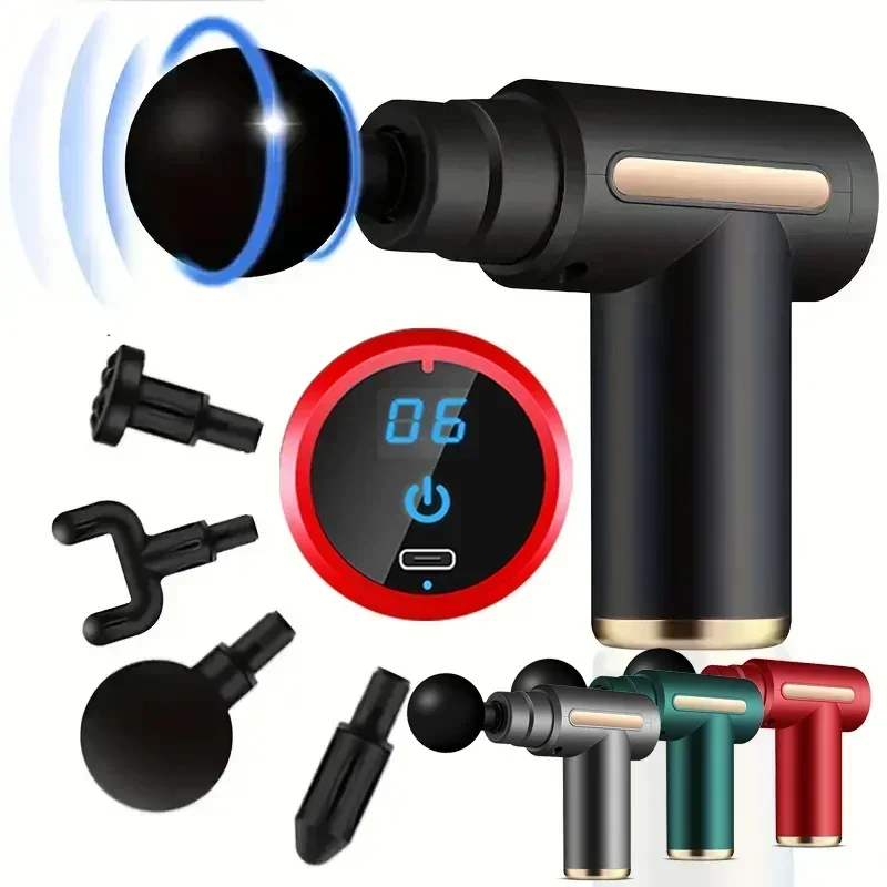 Deep Tissue Muscle Fascial Gun Muscle Massage Gun Handheld Percussi on Massager For Body Back And Neck Leg Pain relief patch Spa
Deep Tissue Muscle Fascial Gun Muscle Massage Gun Handheld Percussi on Massager For Body Back And Neck Leg Pain relief patch Spa