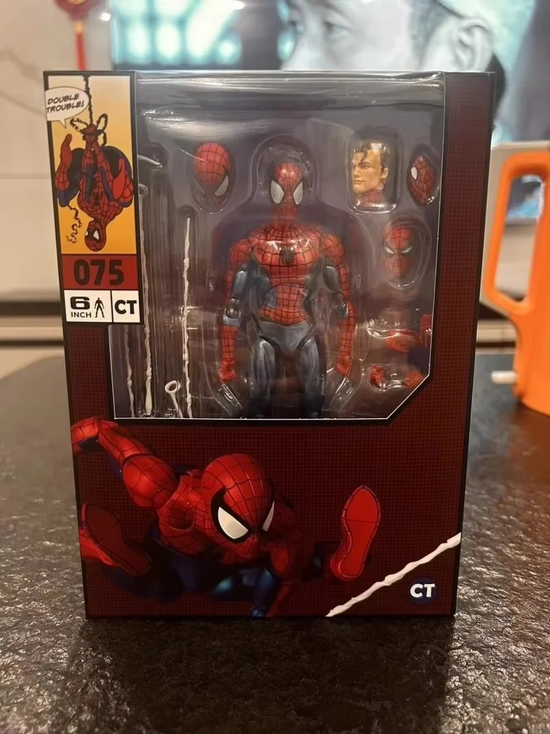 CT Toys SpiderMan Mafex 075 Action Figure - the Amazing Spiderman Comic Ver Mafex 185 Collectible Figurine Model for Kids Gifts
CT Toys SpiderMan Mafex 075 Action Figure - the Amazing Spiderman Comic Ver Mafex 185 Collectible Figurine Model for Kids Gifts