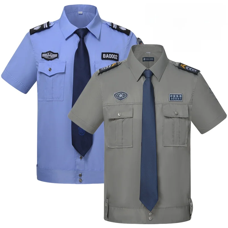 plus Size Summer Security Uniform Set Men's Extra Large Short Sleeve Jacket Workwear Property Management Company Uniform
plus Size Summer Security Uniform Set Men's Extra Large Short Sleeve Jacket Workwear Property Management Company Uniform