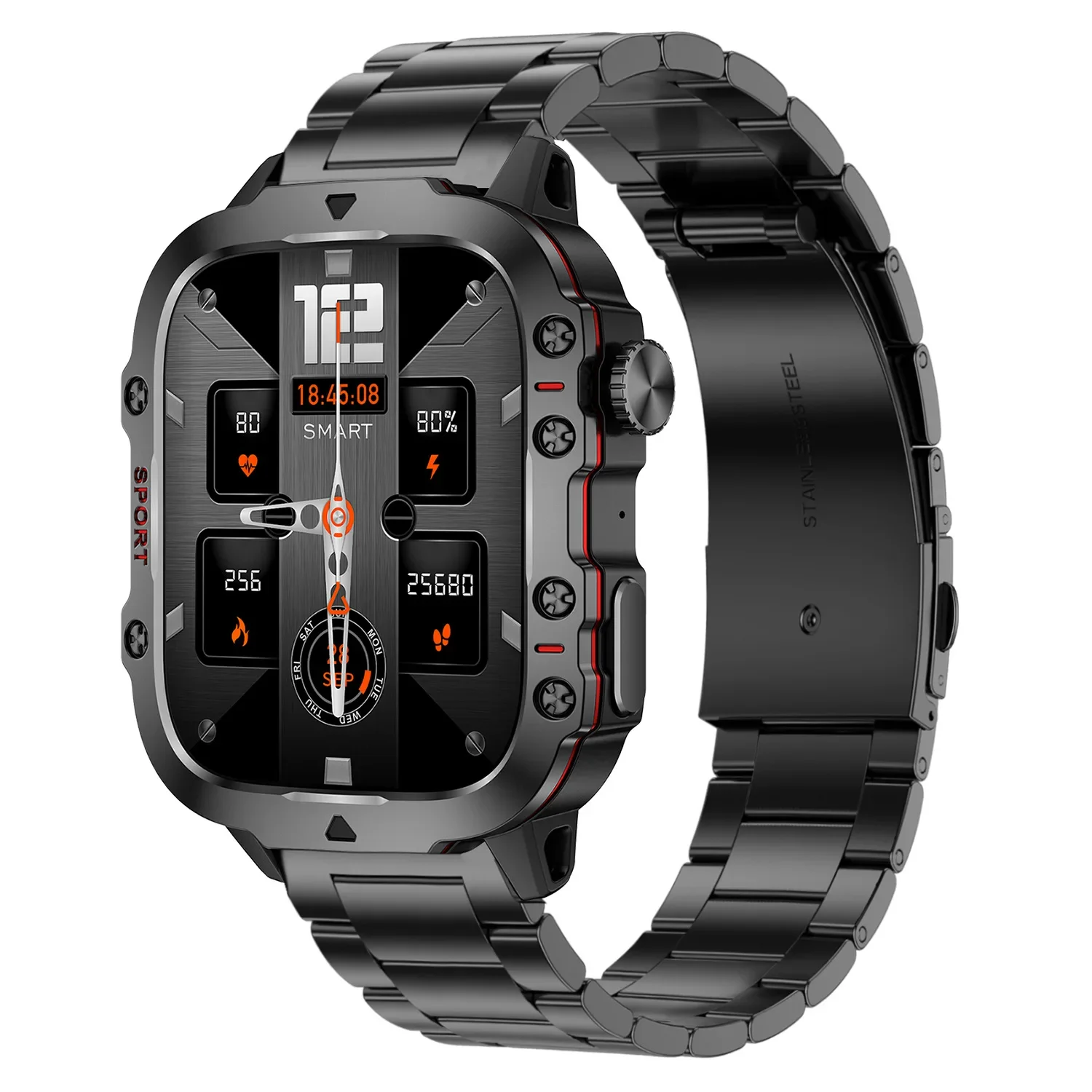 Gaines QX11 Smart Watch 1.96inch Large Screen HD Bluetooth Call SOS Voice Assistant Men Women Smartwatch Sports Fitness Tracker 
Gaines QX11 Smart Watch 1.96inch Large Screen HD Bluetooth Call SOS Voice Assistant Men Women Smartwatch Sports Fitness Tracker