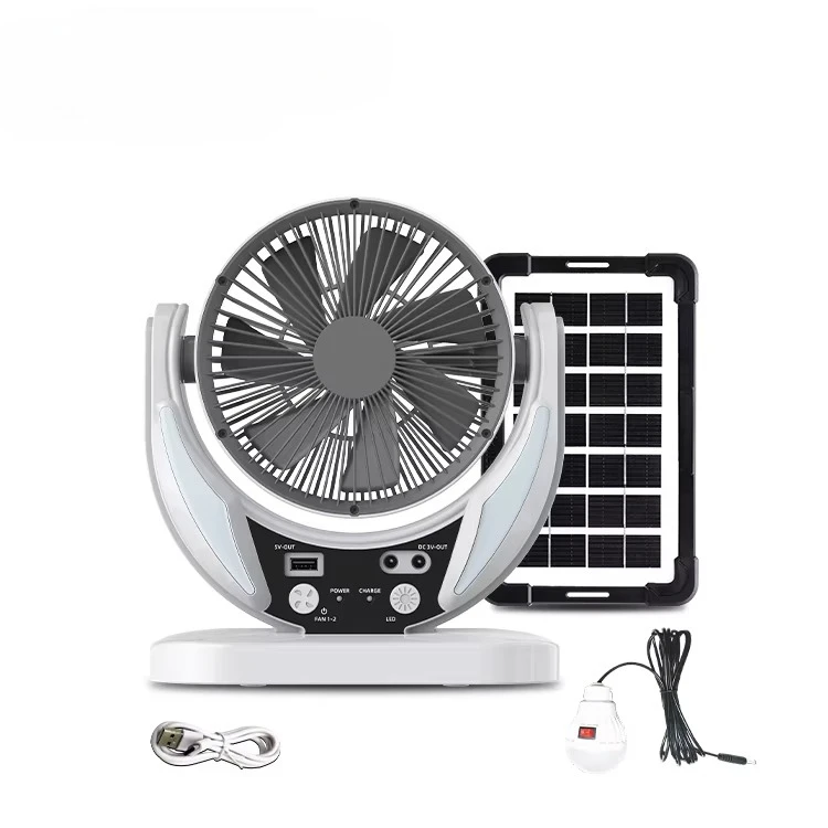 6 Inches Solar Table Fan with Solar Panel USB Port for Home Desk Bedroom Outdoor Office
6 Inches Solar Table Fan with Solar Panel USB Port for Home Desk Bedroom Outdoor Office