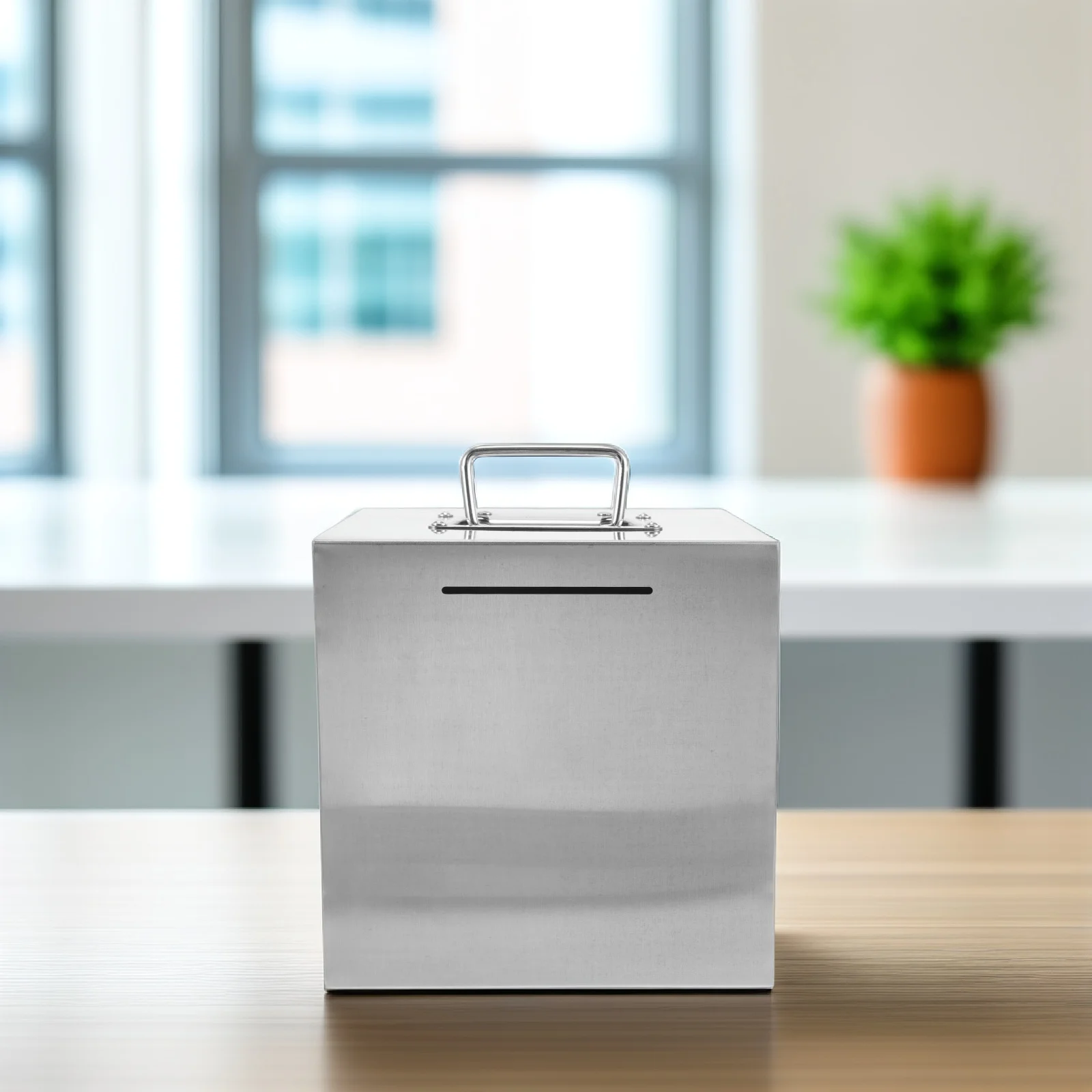 Stainless Steel 20x20cm Savings Container Piggy Bank For Adults Metal Money Box Decorative Coin Bank Portable Storage
Stainless Steel 20x20cm Savings Container Piggy Bank For Adults Metal Money Box Decorative Coin Bank Portable Storage