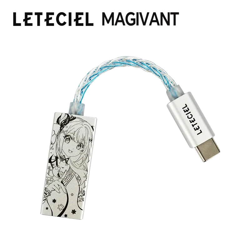 LETECIEL MAGIVANT cs43198 Portable HIFI Decoding Headphone amplifier Adjustable gain
LETECIEL MAGIVANT cs43198 Portable HIFI Decoding Headphone amplifier Adjustable gain