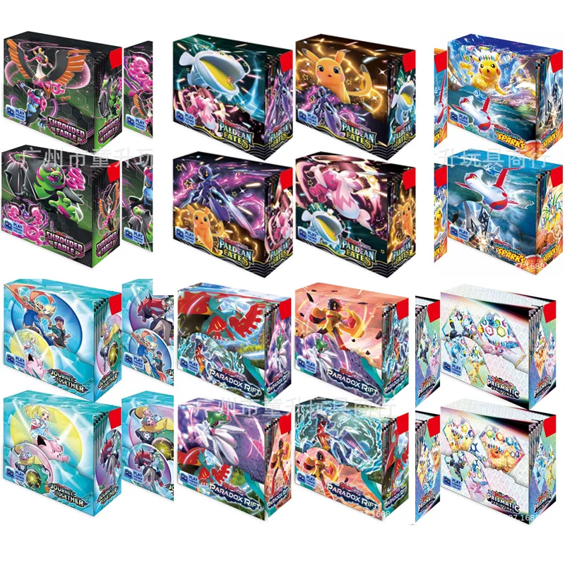 Diy English Pkm Card Series 360Pcs Sets Journey Together Enhanced Booster Box Prismatic Evolutions Trading Card Tcg Collection
Diy English Pkm Card Series 360Pcs Sets Journey Together Enhanced Booster Box Prismatic Evolutions Trading Card Tcg Collection