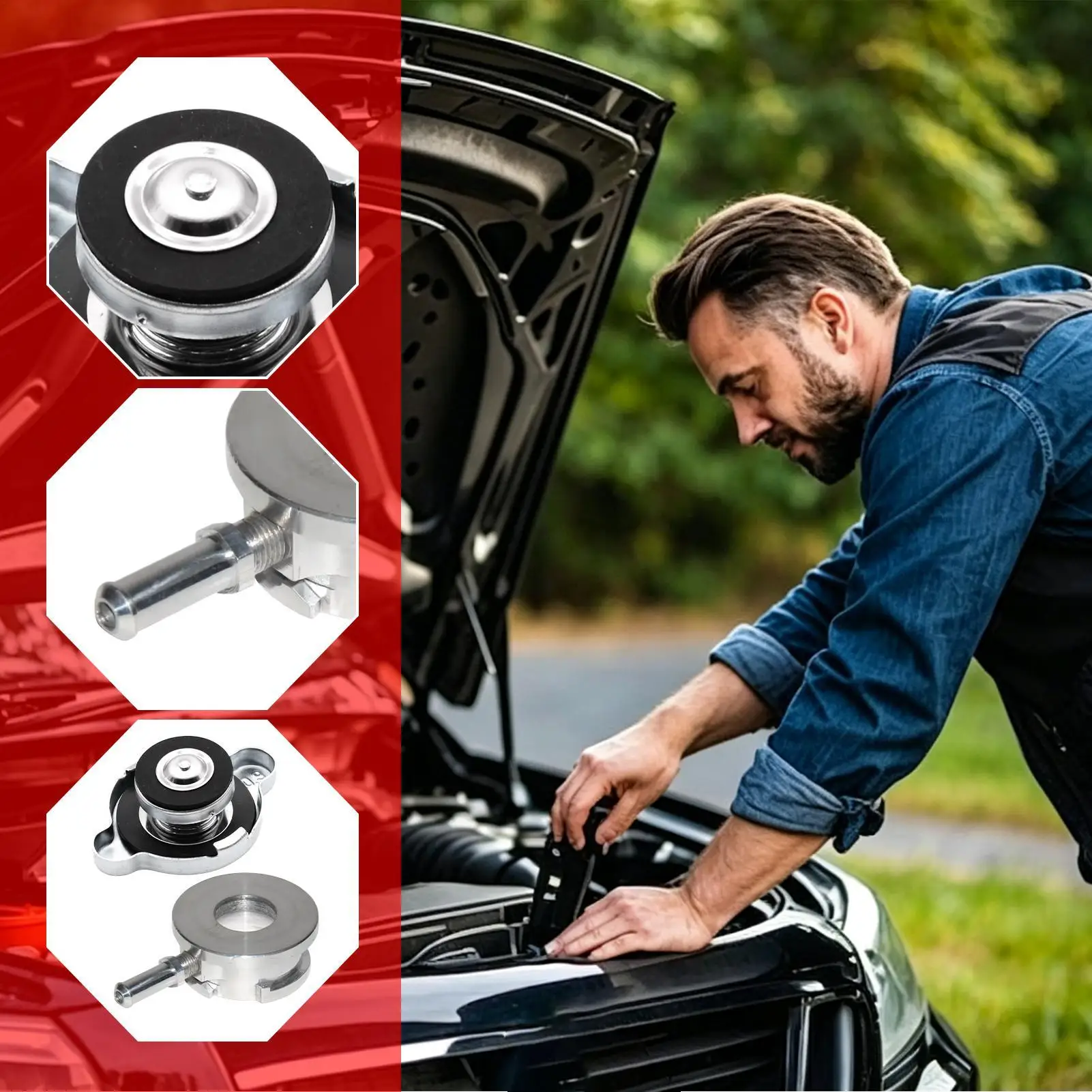 Radiator Cap 32mm Cooling System Cover Engine Coolant Reservoir Cap For Automotive Vehicle SUV Truck Tractor Trailer
Radiator Cap 32mm Cooling System Cover Engine Coolant Reservoir Cap For Automotive Vehicle SUV Truck Tractor Trailer