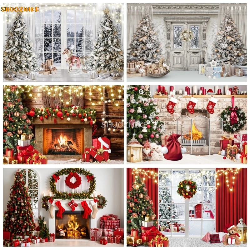 Christmas Photography Backdrop Winter Snow Xmas Tree Window Family Holiday Party Decor Photography Background Photobooth Props
Christmas Photography Backdrop Winter Snow Xmas Tree Window Family Holiday Party Decor Photography Background Photobooth Props