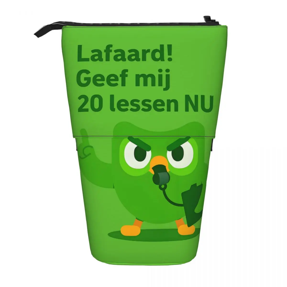 Custom D-Duolingos Kawaii Pencil Cases Boy Girl Large Capacity Lovely Green The Owl Cartoon Telescopic Pencil Pouch Stationery
Custom D-Duolingos Kawaii Pencil Cases Boy Girl Large Capacity Lovely Green The Owl Cartoon Telescopic Pencil Pouch Stationery