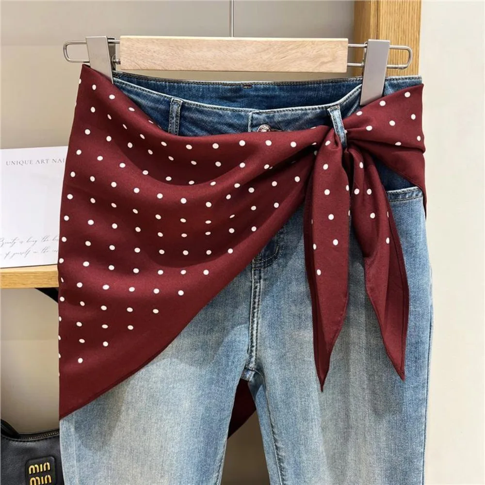 Модный универсальный красный шелковый шарф-косынка с узором кешью, женский многослойный аксессуар, пояс для джинсов, шелковый шарф на талию, JH016
Модный универсальный красный шелковый шарф-косынка с узором кешью, женский многослойный аксессуар, пояс для джинсов, шелковый шарф на талию, JH016
