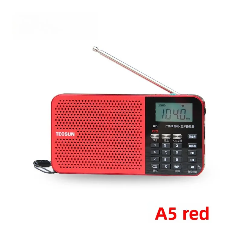 A5 Pocket New Portable FM Radio Recorder Wireless Bluetooth, Card Music Player
A5 Pocket New Portable FM Radio Recorder Wireless Bluetooth, Card Music Player
