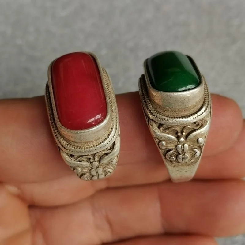 Antique Miscellaneous Retro Green Jade Ring Men's Adjustable Green Jade Ring Wholesale
Antique Miscellaneous Retro Green Jade Ring Men's Adjustable Green Jade Ring Wholesale