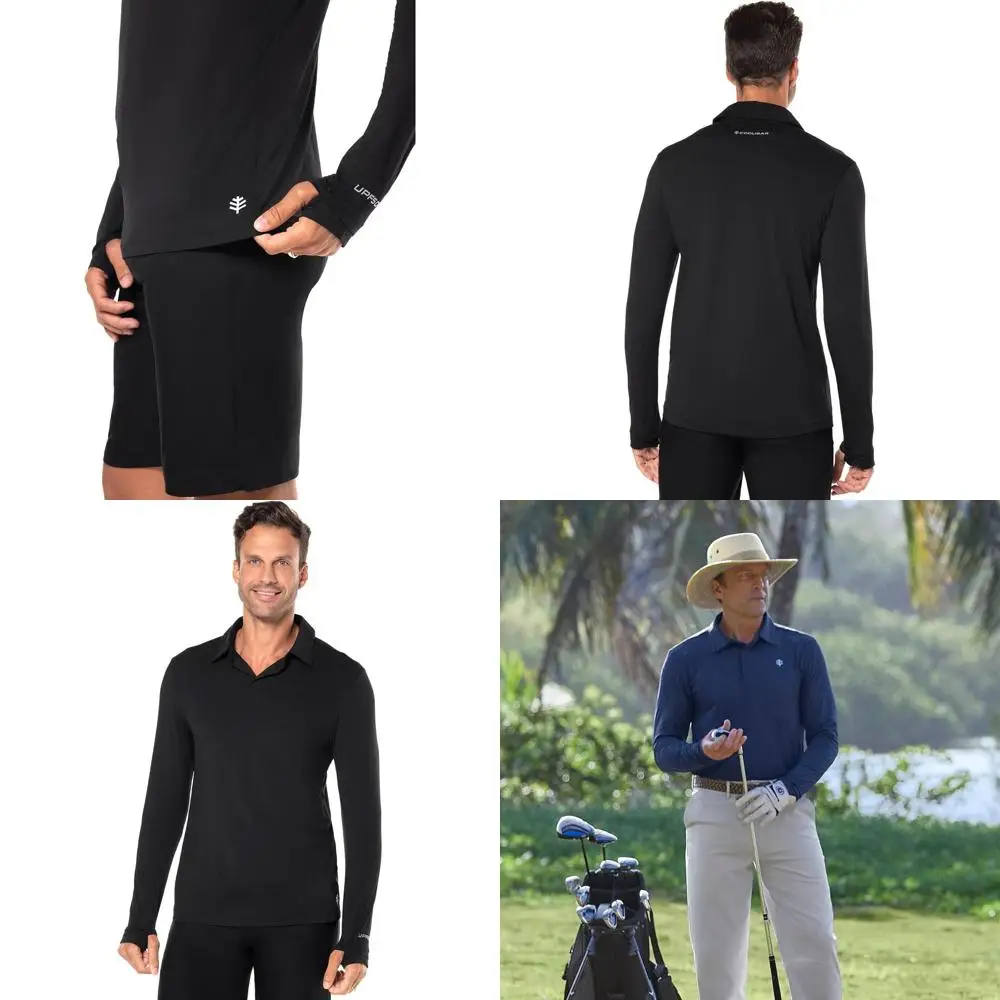 Men's Golf Long Sleeve Polo - UPF 50+ Sun Protection - Arobello
Men's Golf Long Sleeve Polo - UPF 50+ Sun Protection - Arobello
