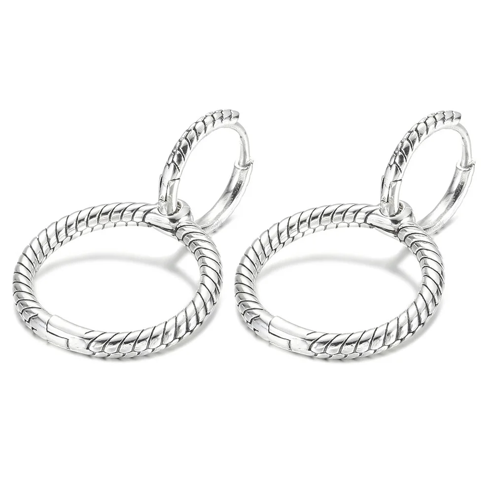 Аутентичные серьги-кольца из стерлингового серебра 925 пробы с сердечками, маленькие двойные очаровательные модные серьги-кольца для женщин, подарок, ювелирные изделия своими руками
Аутентичные серьги-кольца из стерлингового серебра 925 пробы с сердечками, маленькие двойные очаровательные модные серьги-кольца для женщин, подарок, ювелирные изделия своими руками