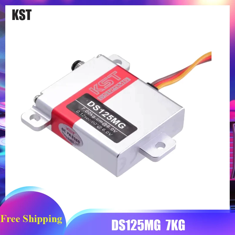 KST DS125MG 7 кг 6 В цифровой сервопривод с высоким крутящим моментом и металлической шестерней для FPV дрона с неподвижным крылом, БПЛА, вертолета, радиоуправляемых моделей
KST DS125MG 7 кг 6 В цифровой сервопривод с высоким крутящим моментом и металлической шестерней для FPV дрона с неподвижным крылом, БПЛА, вертолета, радиоуправляемых моделей