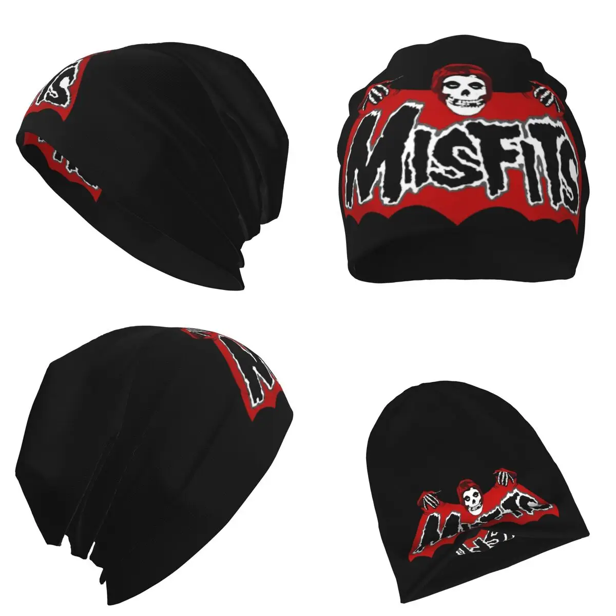 Bat Skull Misfits Skull Mesh Warm Knitted Cap Fashion Bonnet Hat Autumn Winter Outdoor Beanies Hats for Men Women Adult
Bat Skull Misfits Skull Mesh Warm Knitted Cap Fashion Bonnet Hat Autumn Winter Outdoor Beanies Hats for Men Women Adult