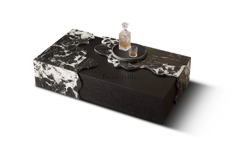 Marble coffee table designer creative light luxury high sense living room home Italian minimalist modern
Marble coffee table designer creative light luxury high sense living room home Italian minimalist modern