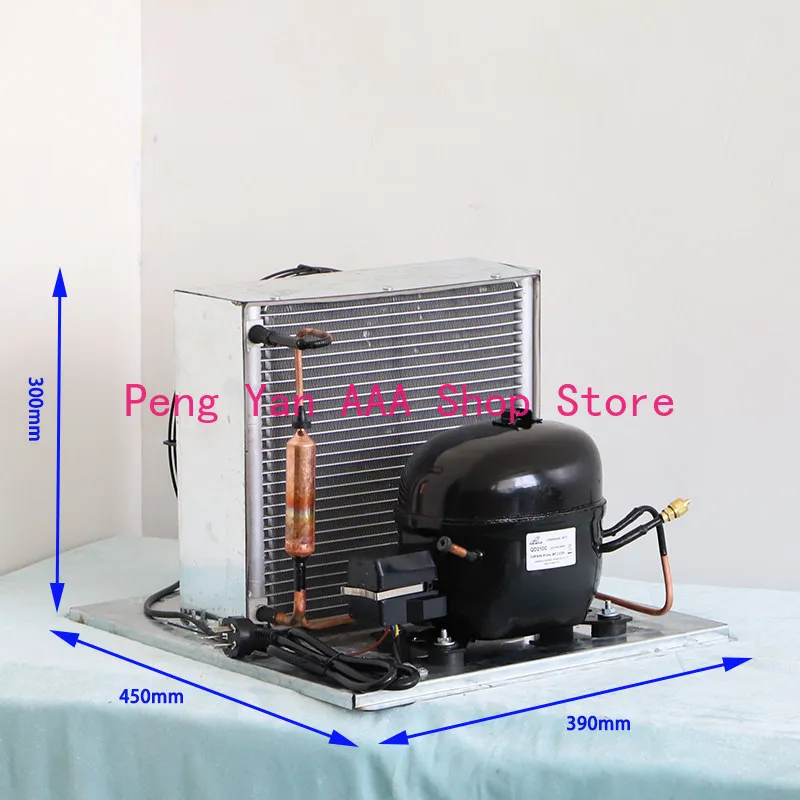 668W compressor unit condenser small micro freezer group refrigeration unit fan cooling
668W compressor unit condenser small micro freezer group refrigeration unit fan cooling