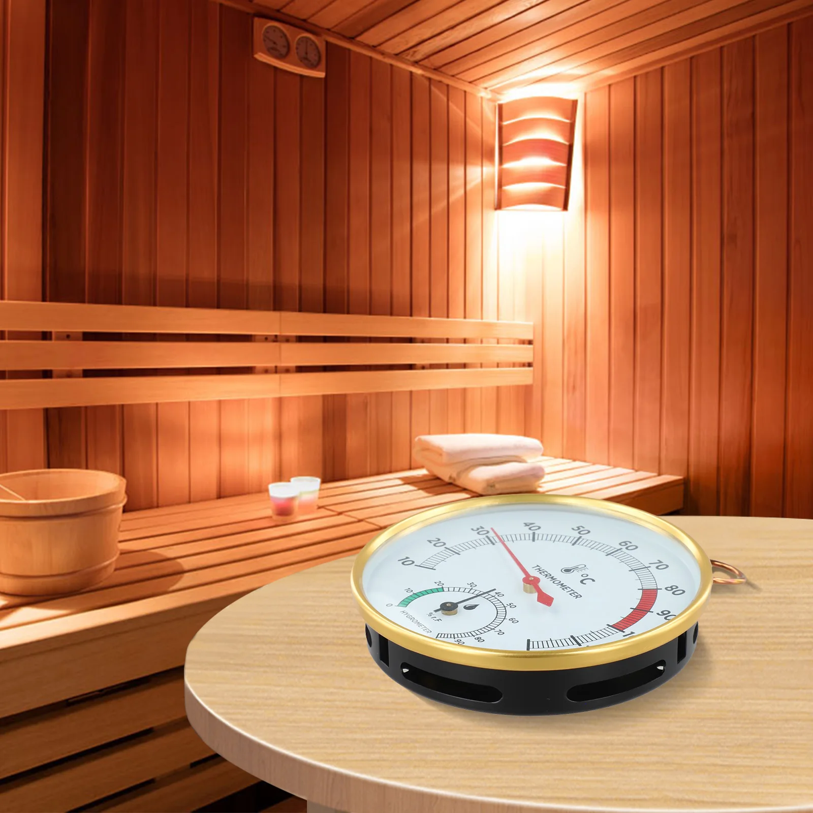 Аксессуары для сауны, измеритель влажности, четкая читамость, удобное использование, элегантный дизайн, 10*10 см, среда для релаксации
Аксессуары для сауны, измеритель влажности, четкая читамость, удобное использование, элегантный дизайн, 10*10 см, среда для релаксации