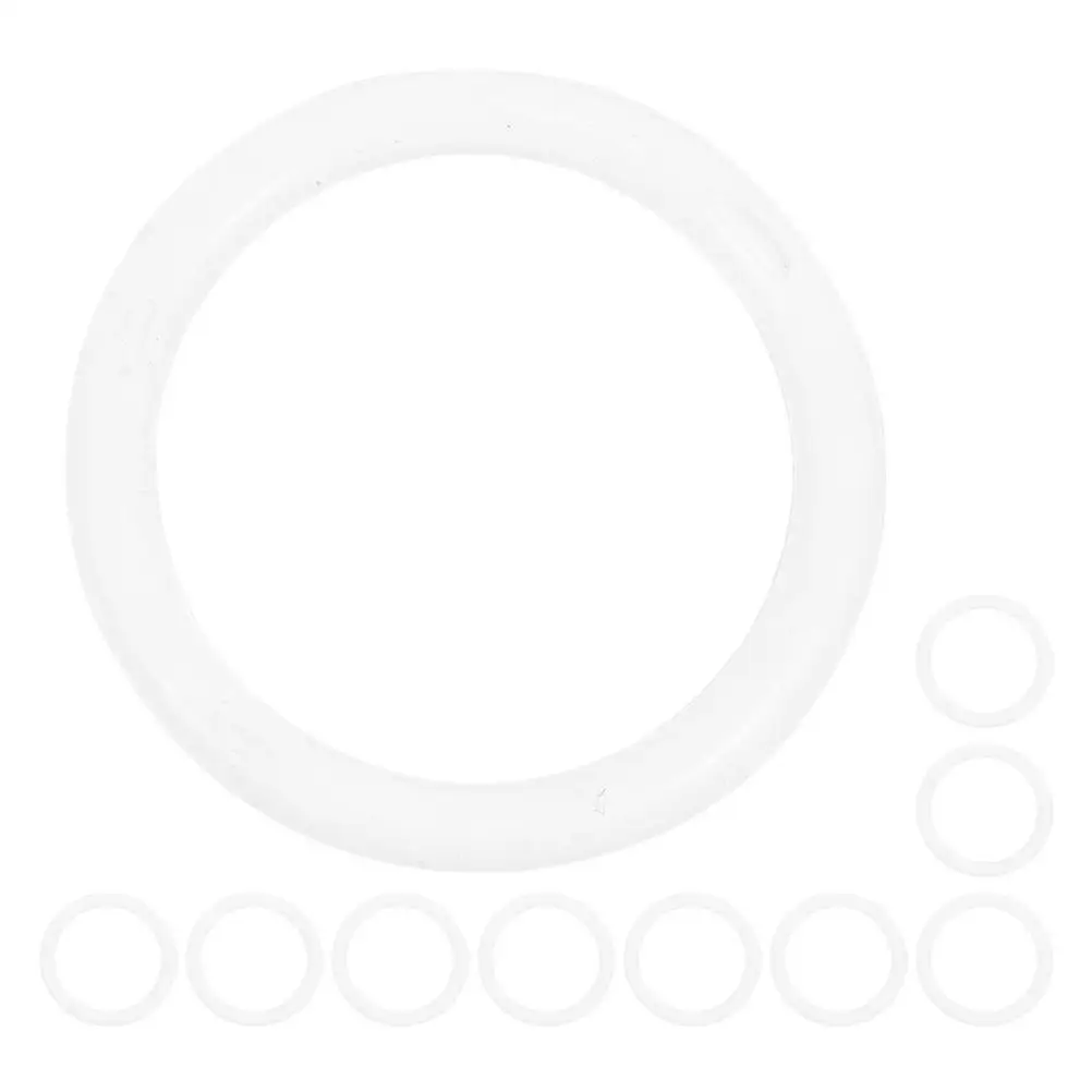 10 Pcs White Round Ring Handles Bag Accessories for DIY Macrame Projects Purse Handbag Transparent Strap Replacement
10 Pcs White Round Ring Handles Bag Accessories for DIY Macrame Projects Purse Handbag Transparent Strap Replacement