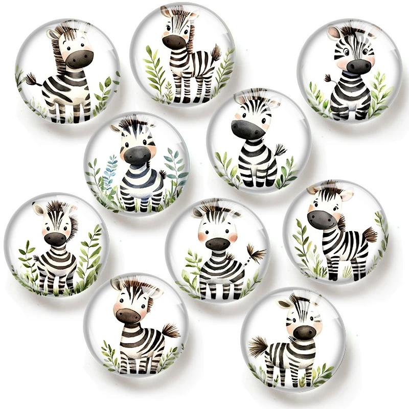 Watercolor Zebra 12/18/20/25mm glass cabochon bracelet pendant rings for jewelry demo earrings back Making findings
Watercolor Zebra 12/18/20/25mm glass cabochon bracelet pendant rings for jewelry demo earrings back Making findings