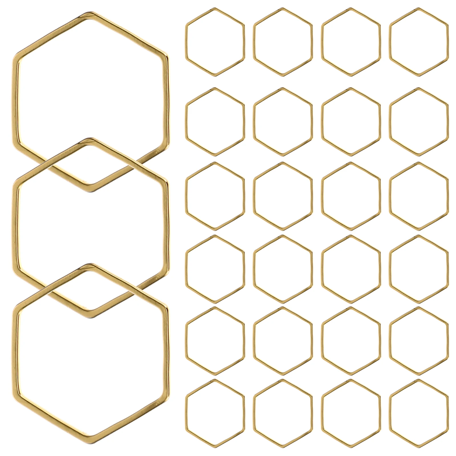 50pcs Hexagon Copper Bezel Pendant For Diy Earrings Necklaces Bracelets Jewelry Making Crafts Jewelry Charms Geometric Metal
50pcs Hexagon Copper Bezel Pendant For Diy Earrings Necklaces Bracelets Jewelry Making Crafts Jewelry Charms Geometric Metal