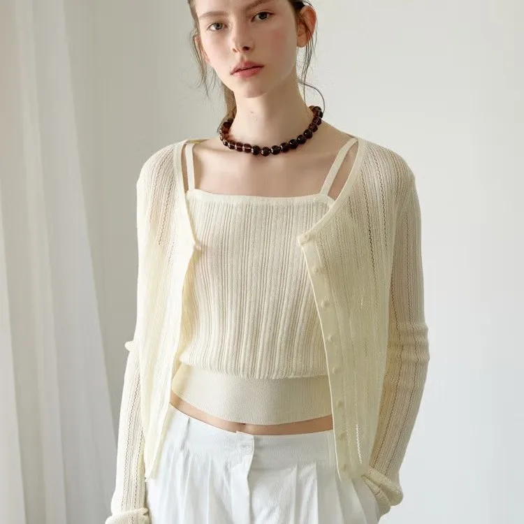 Olive Des Olive Summer New Elegant Style Women's Knitted Sweater Dress Long Sleeve round Neck Two-Piece Set Soft Polyester Co...
Olive Des Olive Summer New Elegant Style Women's Knitted Sweater Dress Long Sleeve round Neck Two-Piece Set Soft Polyester Co...