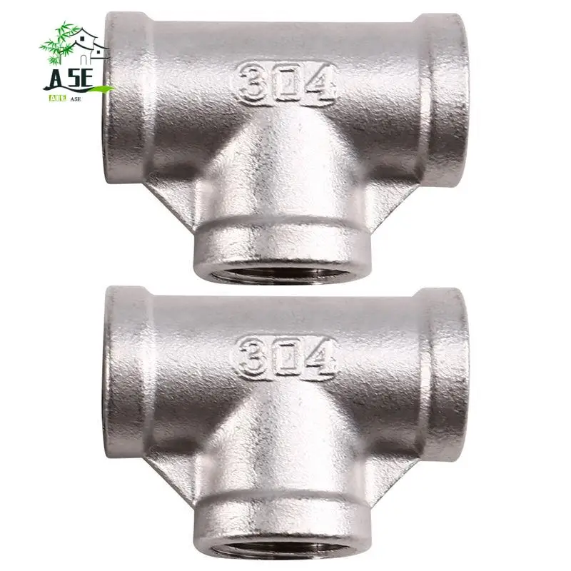A05E-2PCS 304 Stainless Steel Female Thread Tee Connector BSPT Pipe Connector Fitting 1/2Inch BSPT Pipe Connector
A05E-2PCS 304 Stainless Steel Female Thread Tee Connector BSPT Pipe Connector Fitting 1/2Inch BSPT Pipe Connector