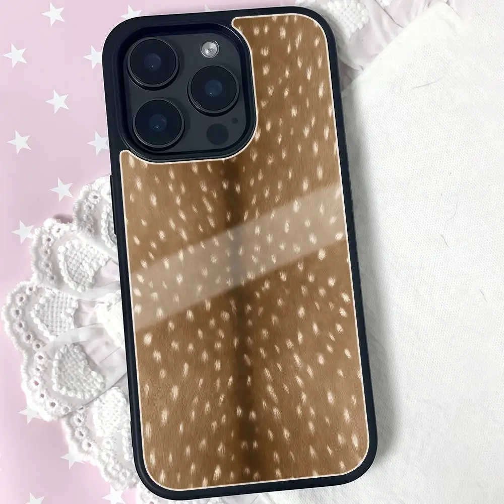 Deer Fur Pattern Brown Phone Case Black Hard Plastic Phone Case For Iphone 17 Air 16 15 14 13 12 11 Pro Max PC TPU Ins Case
Deer Fur Pattern Brown Phone Case Black Hard Plastic Phone Case For Iphone 17 Air 16 15 14 13 12 11 Pro Max PC TPU Ins Case
