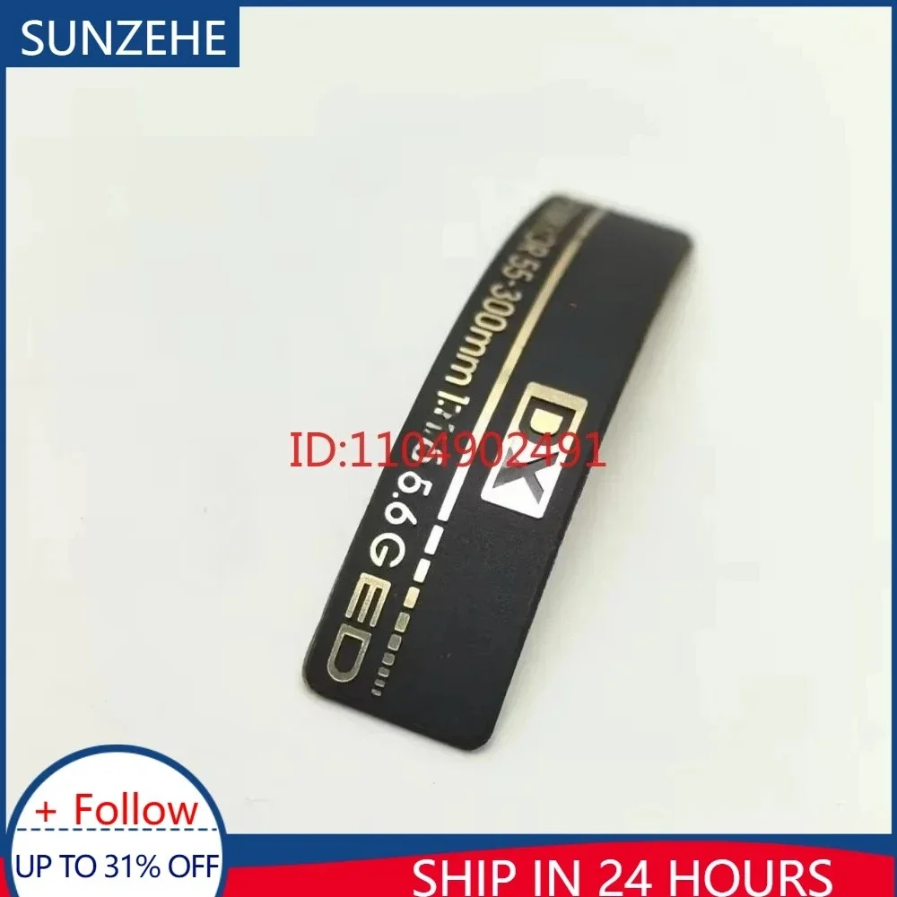 New For NIKKOR 55-300 mm Label Sign Nameplate Lens Logo Tag for Nikon AF-S DX 55-300mm f/4.5-5.6G ED VR Camera Repair Part
New For NIKKOR 55-300 mm Label Sign Nameplate Lens Logo Tag for Nikon AF-S DX 55-300mm f/4.5-5.6G ED VR Camera Repair Part