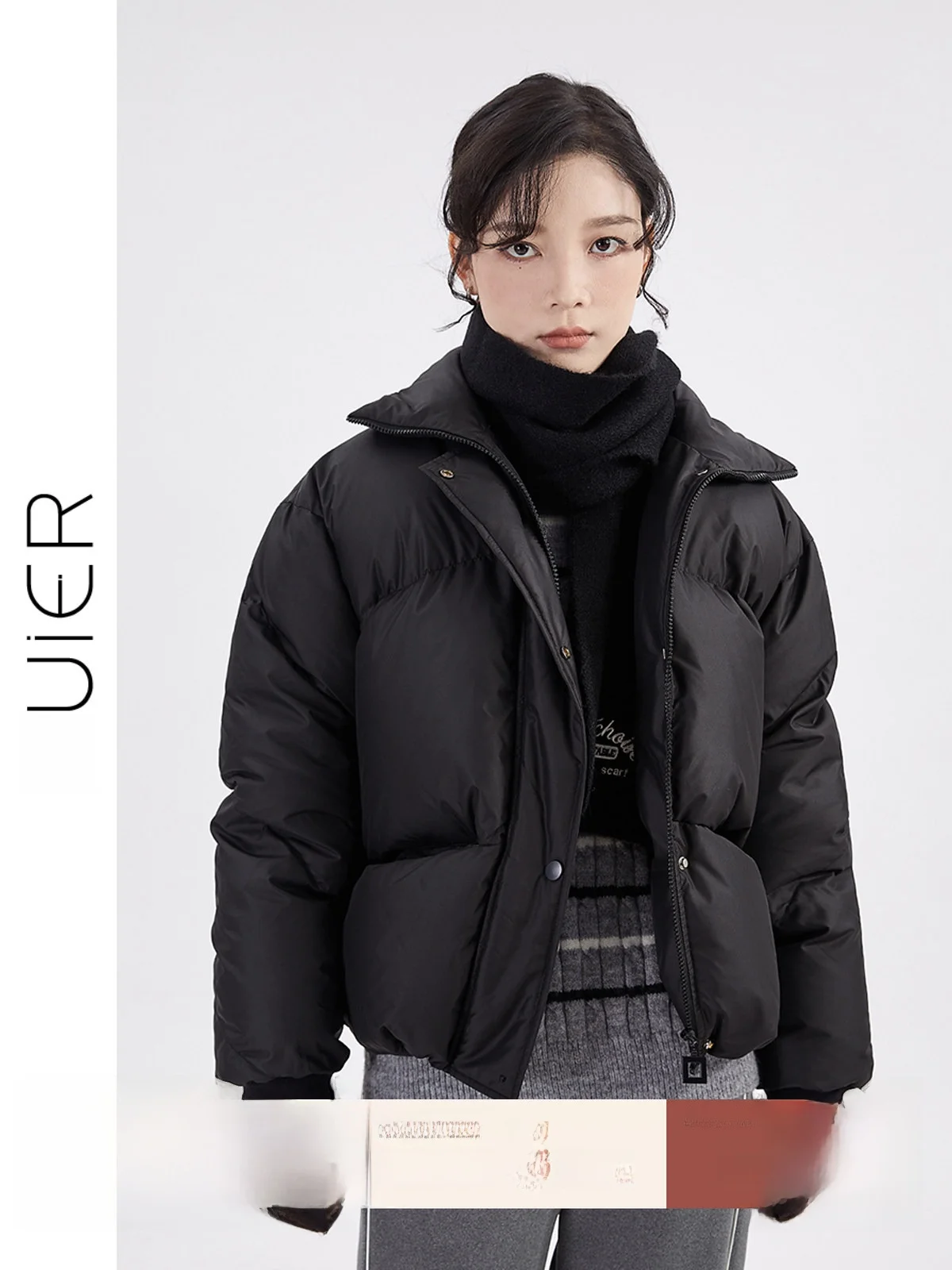Guier Women's Short Puffer Jacket 90% down Warmth Bread Style Coat White Duck down Outerwear Winter 2025 New Arrival
Guier Women's Short Puffer Jacket 90% down Warmth Bread Style Coat White Duck down Outerwear Winter 2025 New Arrival